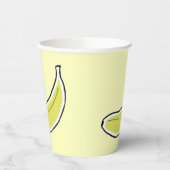 バナナ 紙コップ (左)