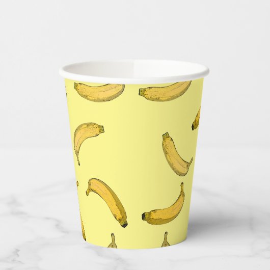 バナナ 紙コップ (左)