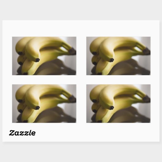 バナナ 長方形シール (シート)