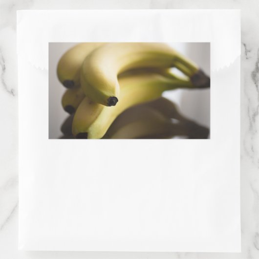 バナナ 長方形シール (バッグ)