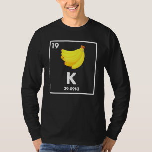 バナナKカリウムジョークベジタリアンビーガン Tシャツ