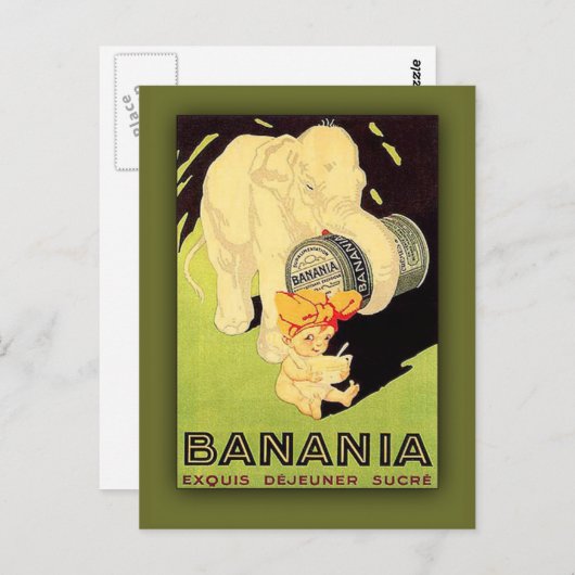 バナニアエクキスデジュナースクレアートカード ポストカード (正面/裏面)