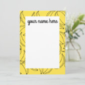 バナパーソナライズされたス・ノテカード サンキューカード (スタンド正面)