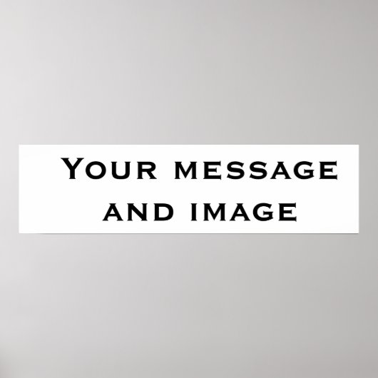 バナパーソナライズされたー ポスター (正面)