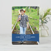 バナモダンーグラードパーティの招待状王室の/青 招待状 (スタンド正面)