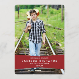 バナモダンーグラードパーティの招待状/赤 招待状