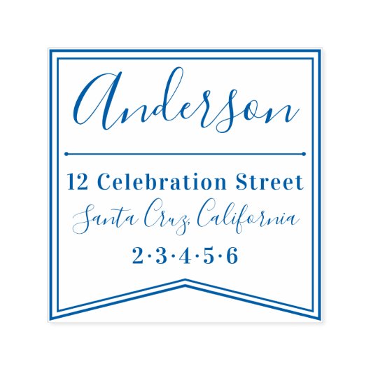 バナモダンー |ファミリカスタムー名差出人住所 セルフインキングスタンプ (デザイン)