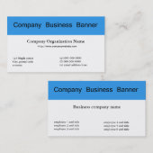 バナーで自分の名刺を作成 名刺 (正面/裏面)