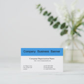 バナーで自分の名刺を作成 名刺 (スタンド正面)