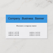 バナーで自分の名刺を作成 名刺 (裏面)