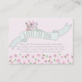 バナーに飾ってかわいい鳥のベビーエンクロージャカード エンクロージャーカード (正面)