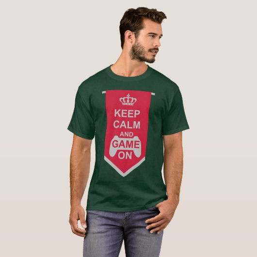 バナーのんびりゲームオン坊や Tシャツ (正面フル)