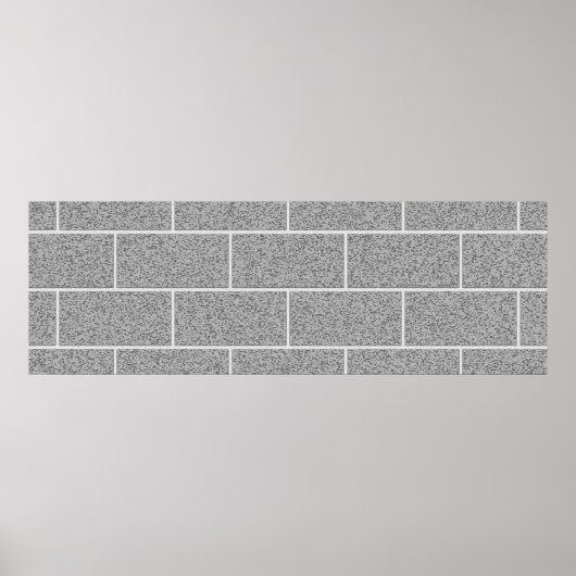 バナーの背景テクスチャレンガ ポスター (正面)