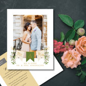 バナーの駆け落ち写真発表 案内ポストカード