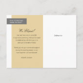 バナーの駆け落ち写真発表 案内ポストカード (裏面)