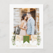 バナーの駆け落ち写真発表 案内ポストカード (正面)