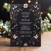 バナーを取得Satinシックなリボンカッティング結婚ズ 招待状