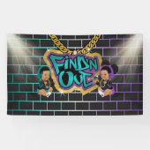 バナーを見つけろ！性別を明かす！ 横断幕 (横)