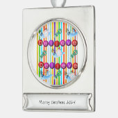 バナーオーナメント信じ シルバープレートバナーオーナメント (左)