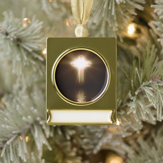 バナーオーナメント ゴールドプレートバナーオーナメント (ツリー)