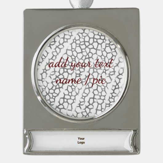 バナーオーナメント シルバープレートバナーオーナメント (正面)