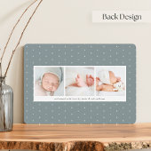 バナーオーバーレイ |写真の横誕生の発表 案内状