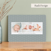 バナーオーバーレイ |横型フォト誕生 案内状