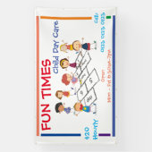 バナーカスタマイズ - 児童デイケア 横断幕 (縦)