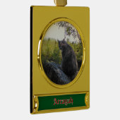 バナーカスタムオーナメント ゴールドプレートバナーオーナメント (右)