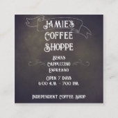 バナーチョークデザイン名刺 スクエア名刺 (正面)