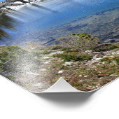 バナーピークと山湖 – シエラネバダ フォトプリント            (角)