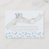 バナーブックに登場するかわいい鳥の男の赤ちゃん エンクロージャーカード (正面)