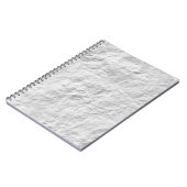 バナーヘッダーの紙が崩れた ノートブック (左側)