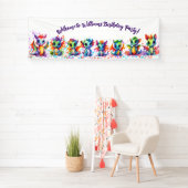 バナーベビードラゴンバースデーパーティー 横断幕 (インサイチュ)