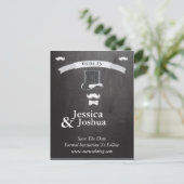 バナーポストカード付き口ひげチョーク 案内ポストカード (スタンド正面)