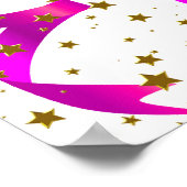 バナーマスカレードのバースデーパ数々のーティカラー ポスター (角)