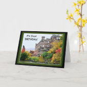 バナーマンズキャッスル/秋誕生日 カード (黄色い花)