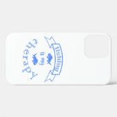 バナーリボン引用文魚釣りはセラピー Case-Mate iPhoneケース (裏面 (横))
