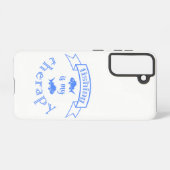 バナーリボン引用文魚釣りはセラピー SAMSUNG GALAXYケース (裏面横)