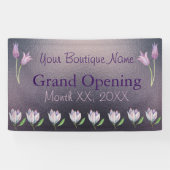 バナー付/グロムットアウトドアチューリップブティック 横断幕 (横)