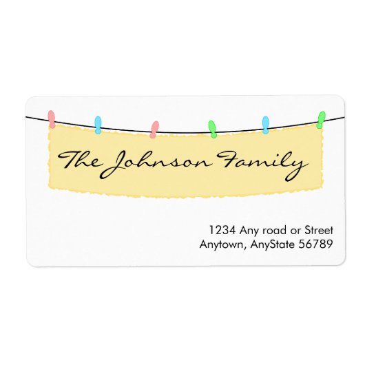 バナー住所 シール (正面)