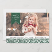 バナー年 |ホリデーフォトカード シーズンカード (正面)
