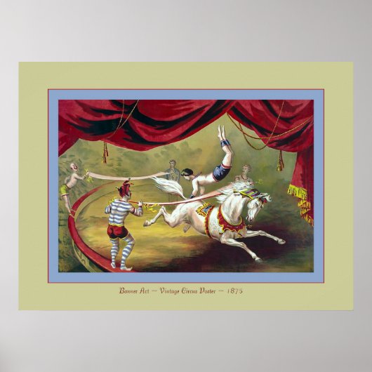 バナー法～ヴィンテージサーカス ポスター (正面)