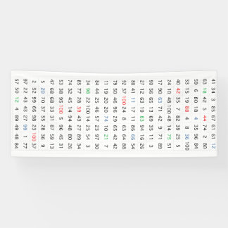 バナー番号1 - 2.5足×6足 横断幕