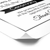 バナー電話とカメラのサイン結婚を消す フォトプリント (角)