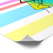 バナー12 X 48インチ誕生日パーティー – 名前の挿入 ポスター (角)