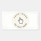 バナー – カスタム文字（イメージの追加） 横断幕 (横)