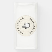 バナー – カスタム文字（イメージの追加） 横断幕 (縦)