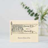 バナー・ジャンヌ・ダルク ポストカード (スタンド正面)