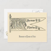 バナー・ジャンヌ・ダルク ポストカード (正面/裏面)